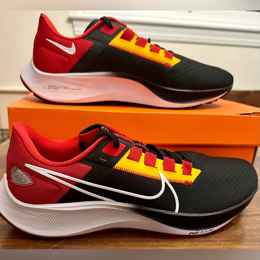 NIB NFL Chiefs — Nike Air Zoom Pegasus 38 Running Shoes